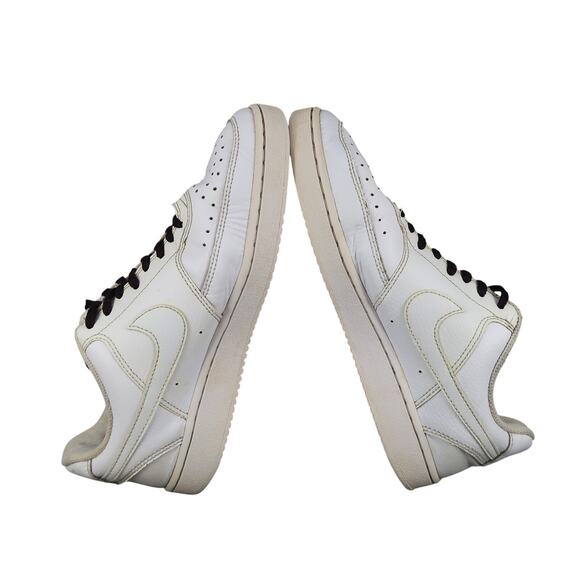 Nike Shoes Womens 8 Sneakers Court Vision Low Basketball Trainers Leather White - Picture 8 of 12